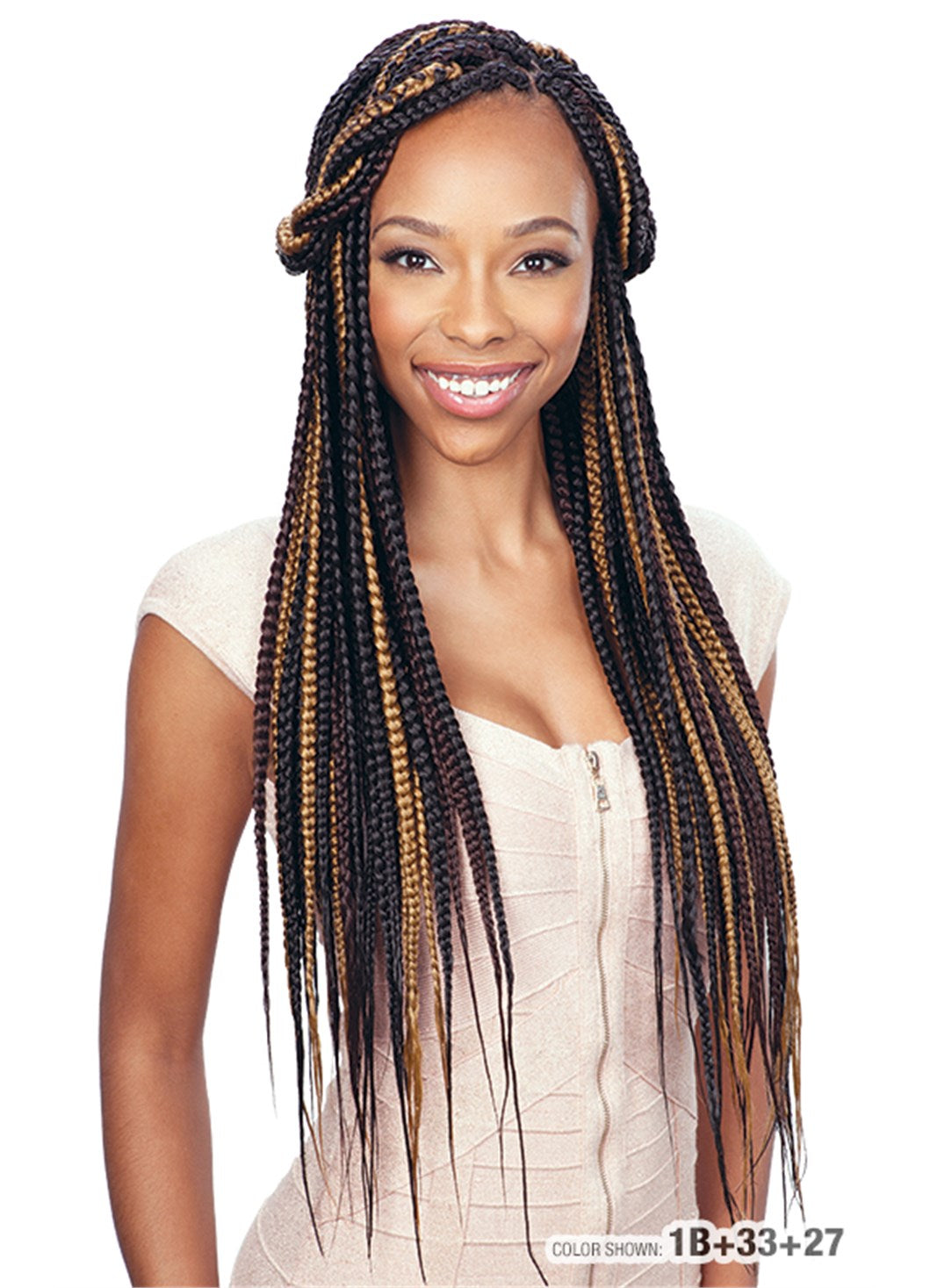 PREMIUM SILKY TOUCH JUMBO BRAID--MODEL MODEL BRAID – Pearl